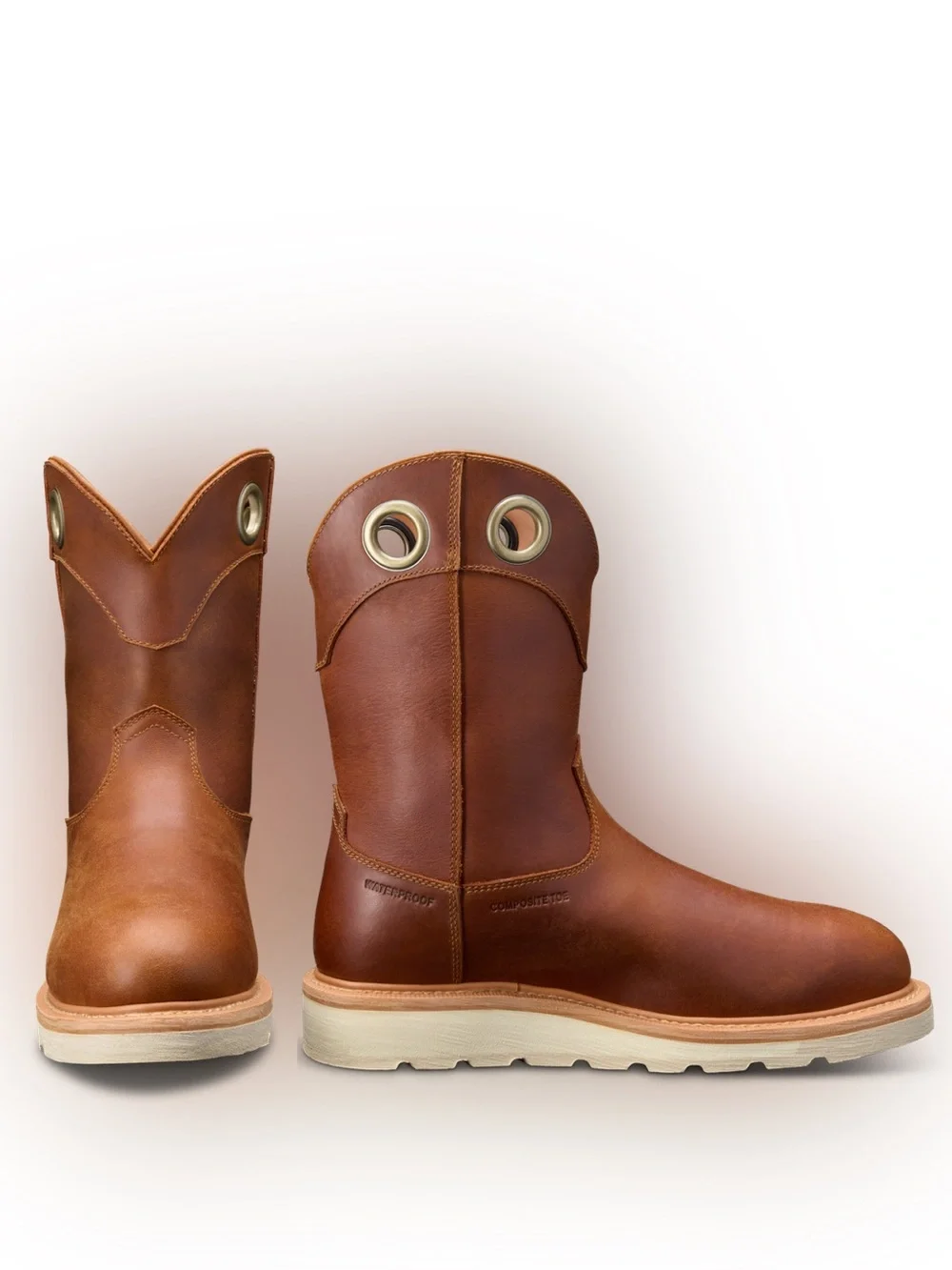 Tecovas LongHaul Waterproof Roper Composite Toe Work Boot 10.5 EE WIDE